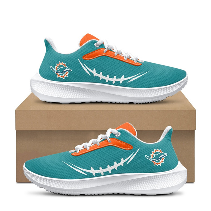 Women's Miami Dolphins Aqua Running Shoe 001